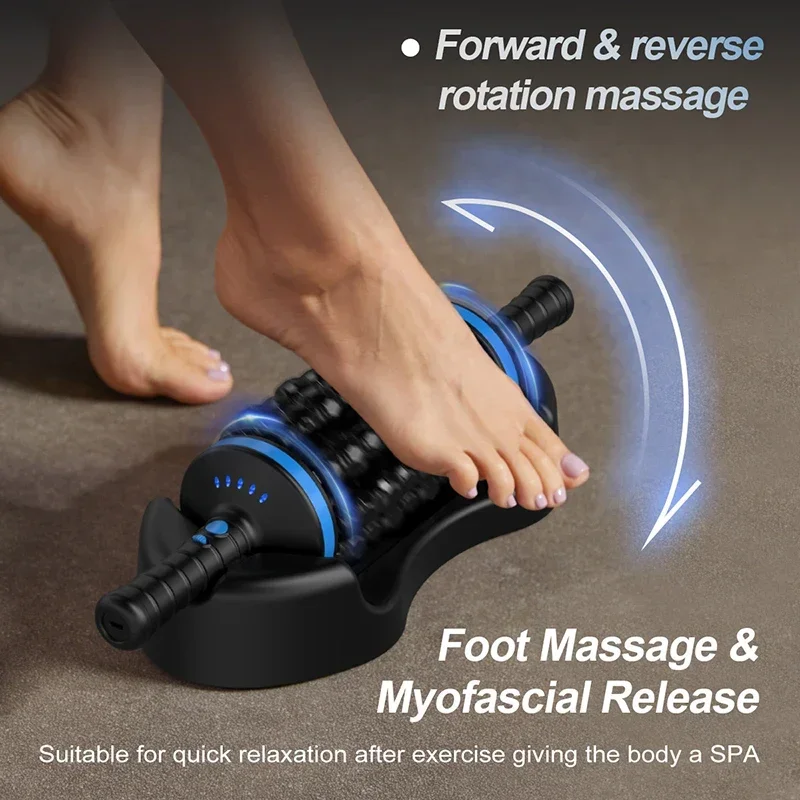 Cordless Electric Body Massager Deep Tissue Roller for Muscle Relaxation Pain Relief Home Fitness Anti Cellulite Device