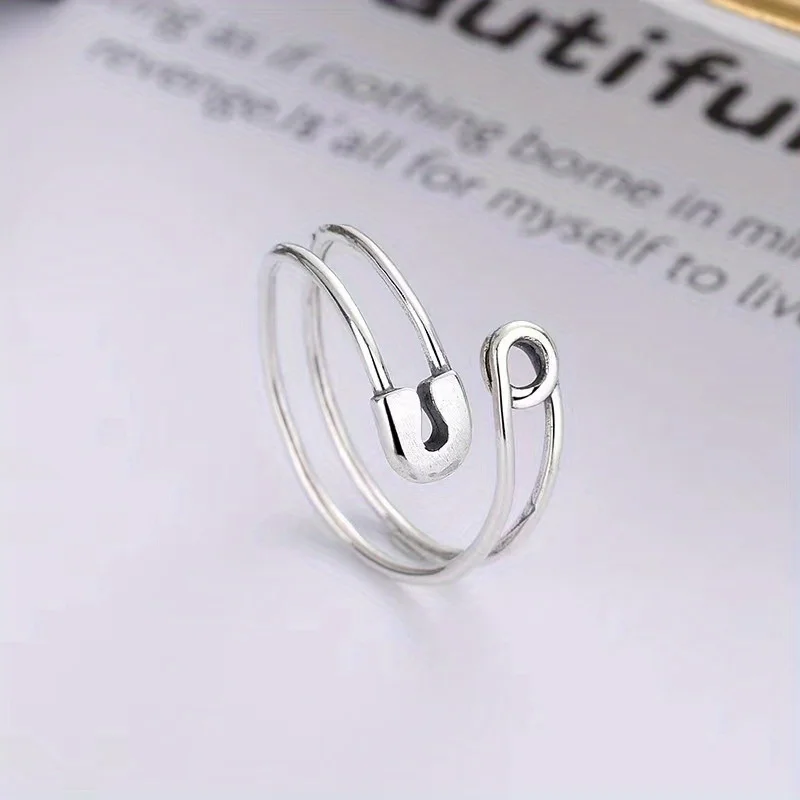 Adjustable Twist Ring Hypoallergenic Multi-Layer Spiral Unisex Charm Jewelry for Daily & Gift Occasions Valentine'S Day Suitable