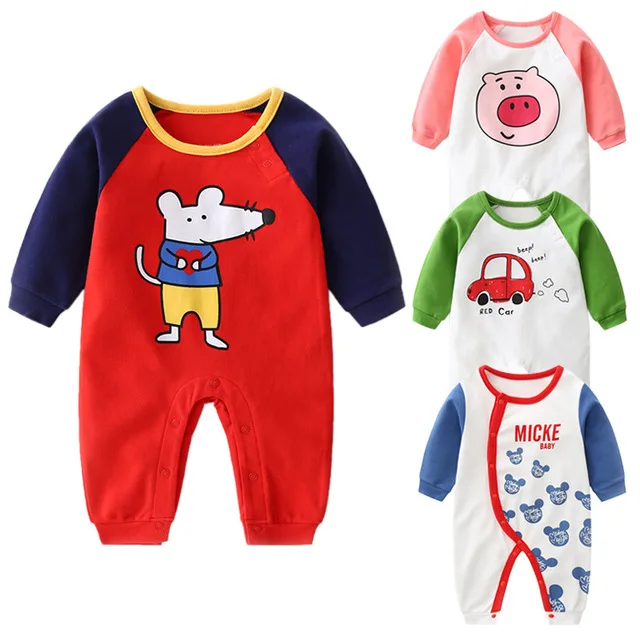 

Newborn Baby Winter Clothes Baby Boys Girls Rompers Long Sleeve Clothing Roupas Infantis Menino Overalls Costumes