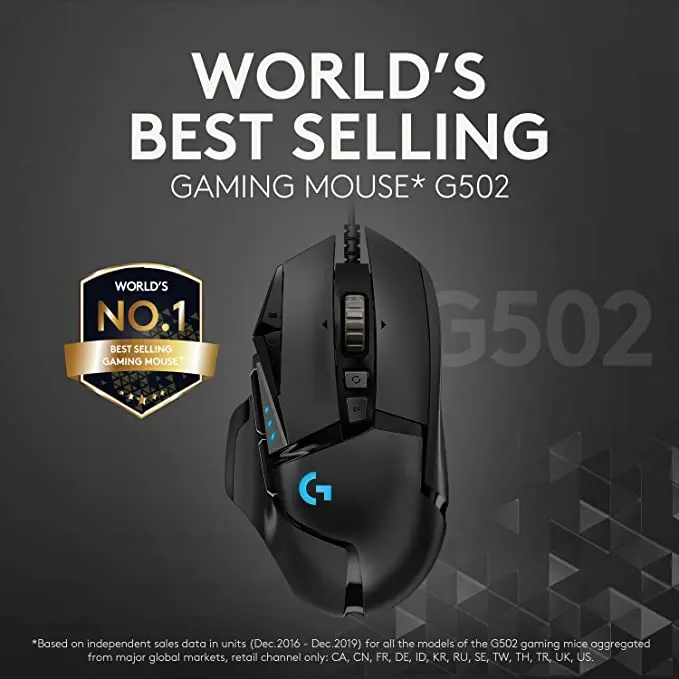 オリジナルのlogitechg502ゲーミングマウス,プロのヒーロー,高性能 