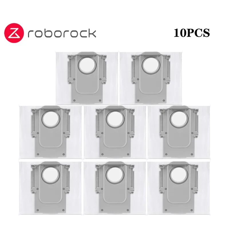 Roborock Robot Vacuum Cleaner Accessory Kit: Dust Bag, Main & Side Brushes, HEPA Filter, Mop Cloths
