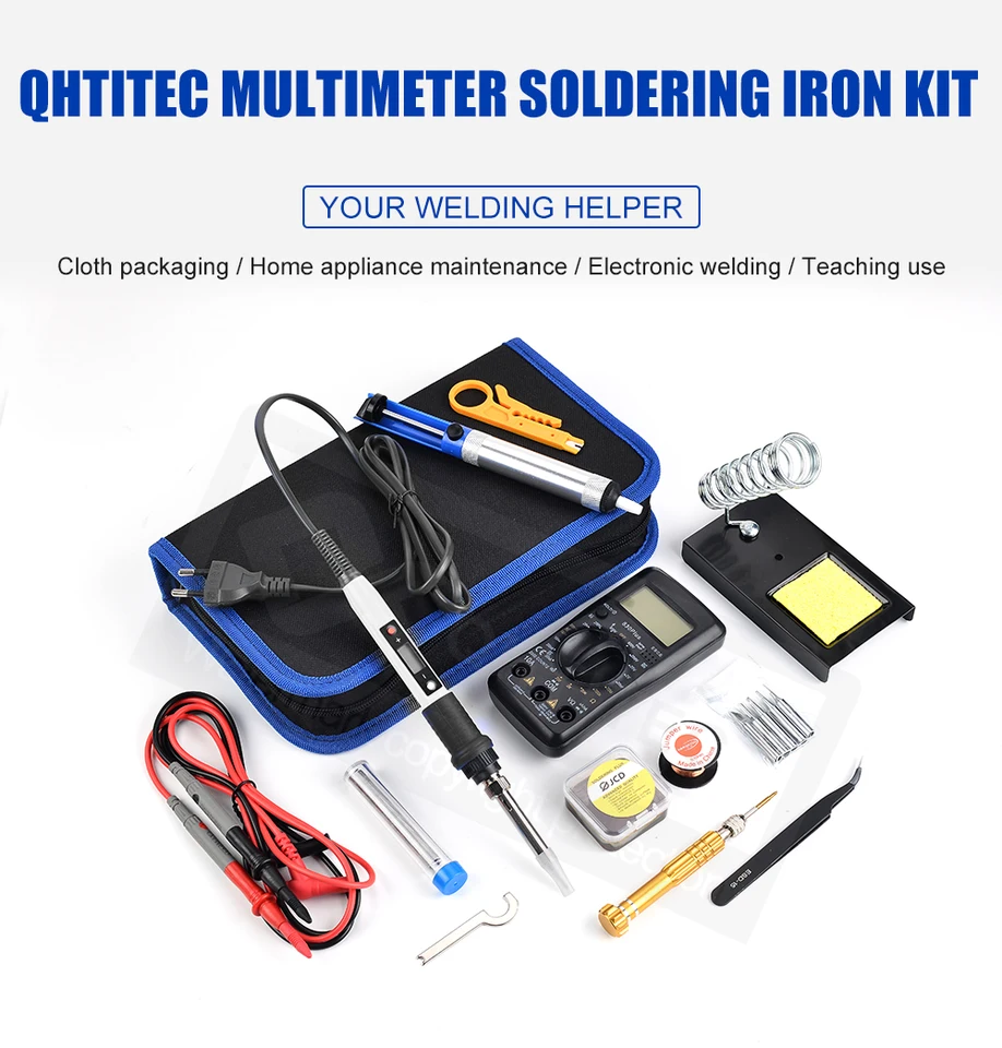 Electric Soldering Iron, Adjustable Temperature Soldering Iron Kit, 5pcs Solding - View #9