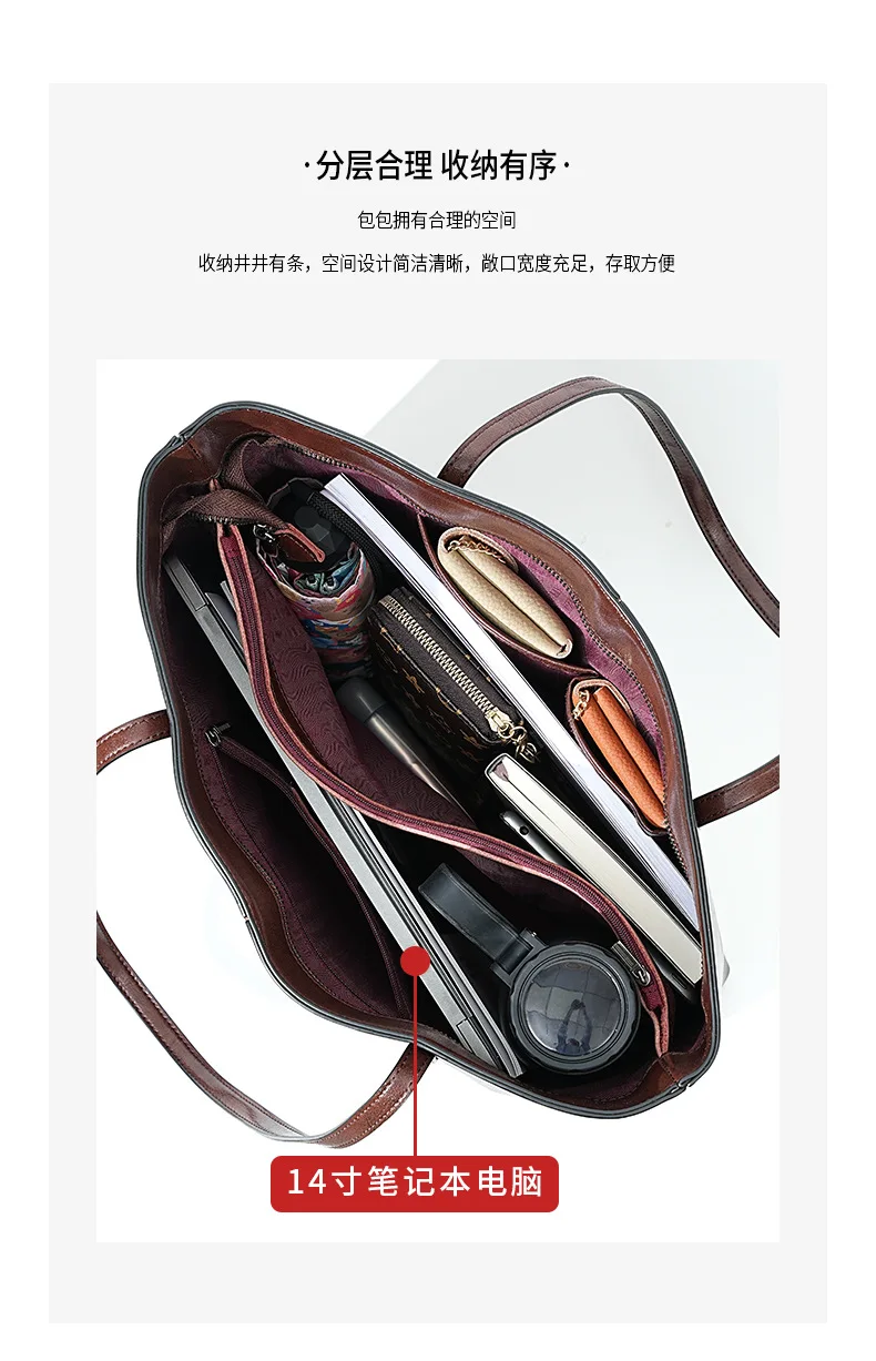 Luxury Women’s Genuine Leather Tote Bag