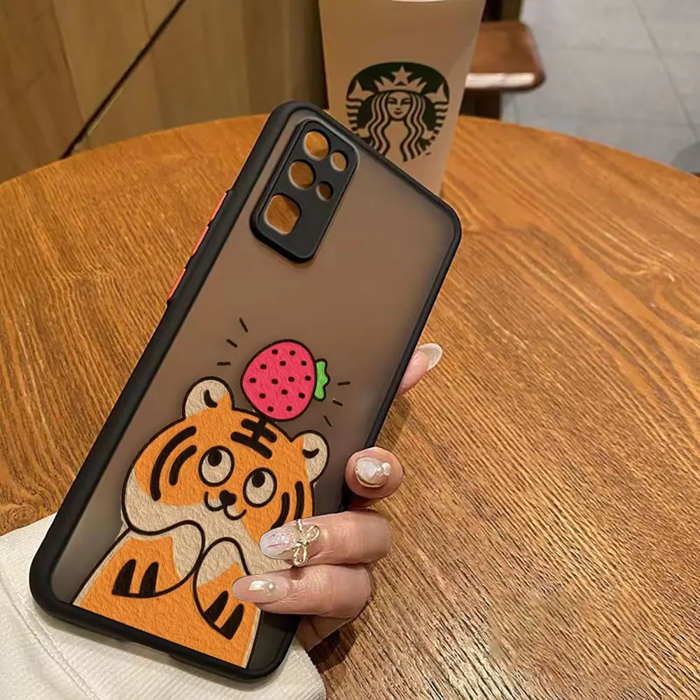 thumbnail image 1 of Matte Case for HONOR 70 50 30S 30 20 8X 9A 9X PLAY 4T X7 X8 X9 X10 5G V40 PC Case Cover Funda Coque Capa Shell Cute Little Tiger, 1 of 5