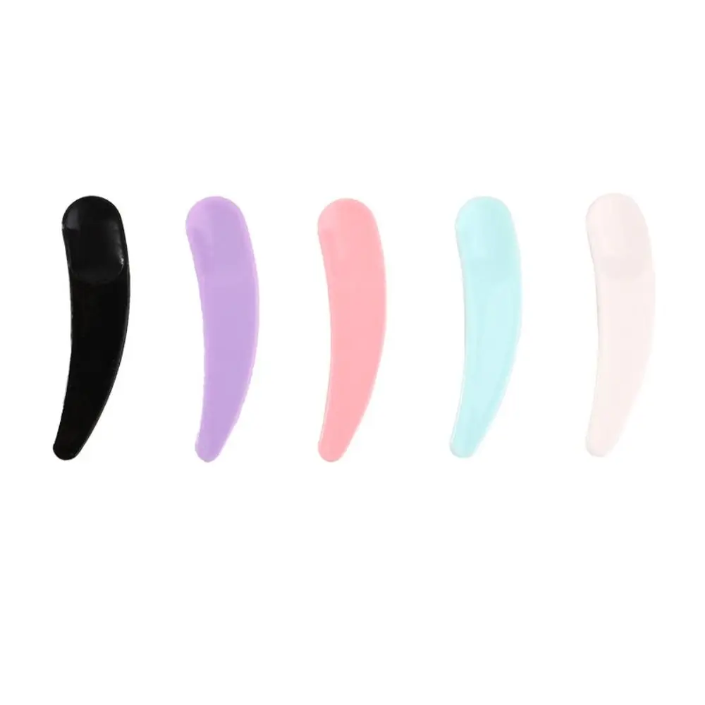 5pcs/set Disposable Mask Cream Spoons Mini Mixing Spatula Curved Scoop Eye Cream Stick Face Care Beauty Tool Kits makeup tool set makeup tool