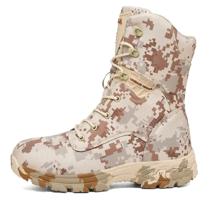 Camouflage Men Boots Work Safty Shoes Men Desert Boots Autumn Winter Special Sport Ankle Boots for Men Male Zapatos Hombre