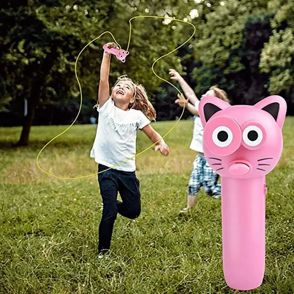 Party String Launcher with Rope Push Propeller party string launcher