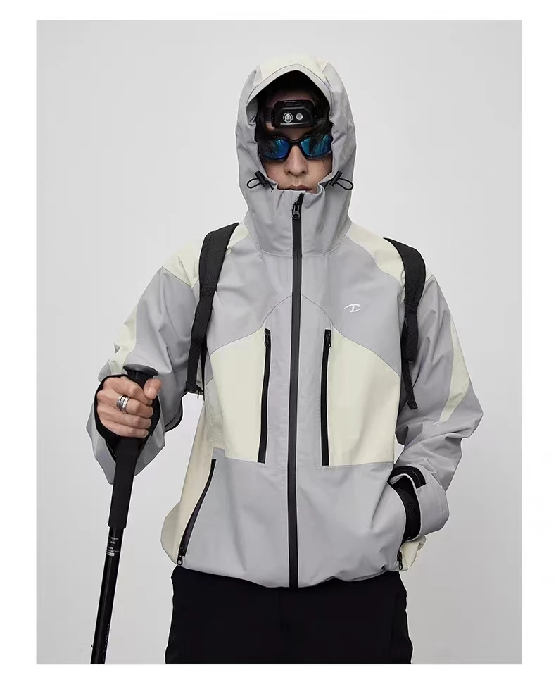 C   23aw sstaGray white assault jacket dwr coating multiple pockets carrying system techwear gorpcore aesthetic