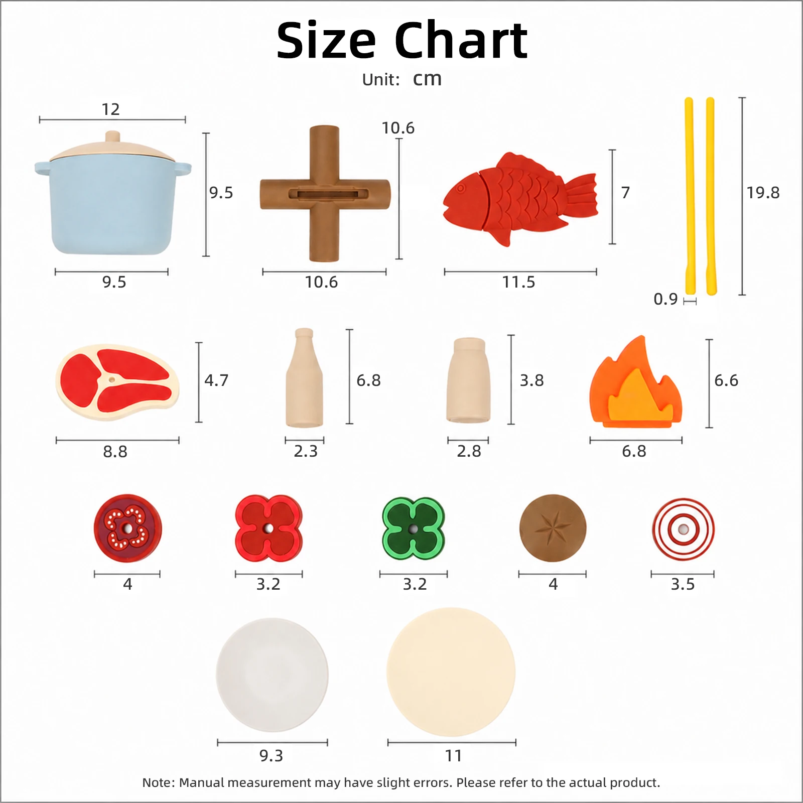 Silikon-Spielset für Kinder, Lagerfeuer-Kochset mit Kebabspießen, Montessori-Spielküchen-Geschenk für Kleinkinder_voghion.com