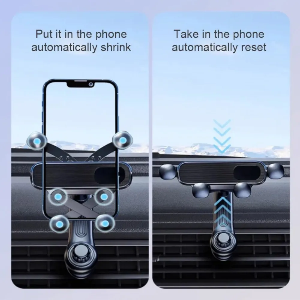 360&deg; Gravity Car Phone Holder Universal Car Phone Holder Gravity Stand Bracket Magnetic Support Mobile Adapter