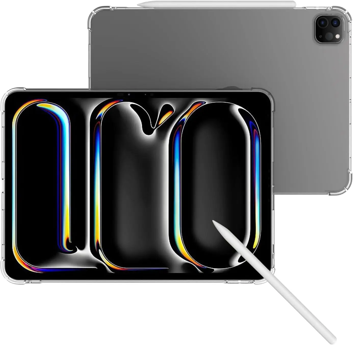 Ipad 2024 EasyAcc Custodia IPad Pro 11" M4 2024 - Ultra Sottile 5mm, Trasparente Opaca, Con Supporto Cover Ipad 11 - Foto 10