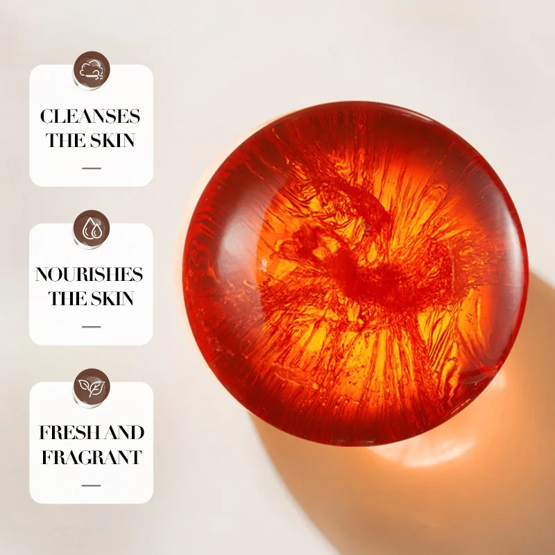 SADOER Sandalwood Facial Soap Face Wash Foam Facial Cleanser Face Whitening Moisturizing Anti-Aging Anti Acne Body Handmade Soap