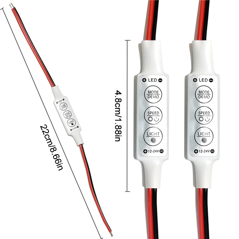 รูปสินค้า สวิตช์ปรับความสว่าง LED 3 ปุ่ม สีสันสดใส ควบคุมได้ทันใจ