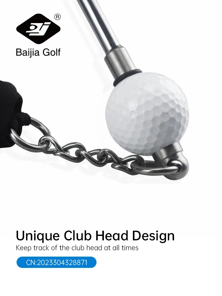 BAIJIAGolf Swing Trainer Golf Swing Training Ribbon Stick Golf Whip Stick Sound Practice To Improve Swing Speed Golf Accessories 3