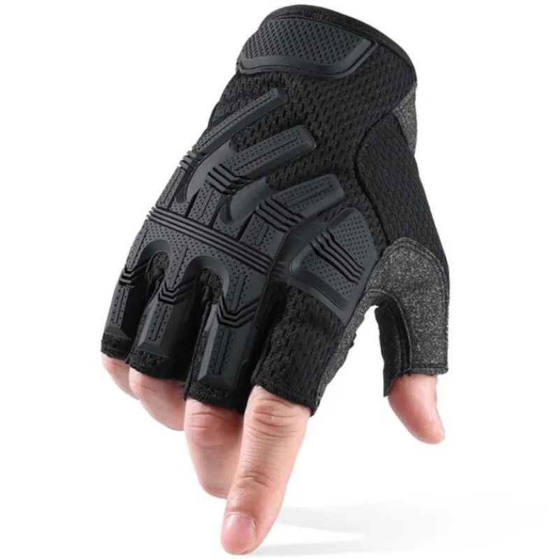 Men Hiking Fingerless Gloves Non-slip Breathable Half Finger Mitterns Camping Driving Working Shooting Hunting Tactical Gloves fingerless gloves,sports gloves,tactical gloves,gym gloves,fingerless gym gloves