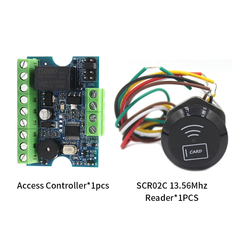 HOTA72T 12V 액세스 컨트롤러(자기 잠금 게이트 출입 시스템 포함) 터치 메모리 DALAS TM 리더 PCB 액세스 제어 보드