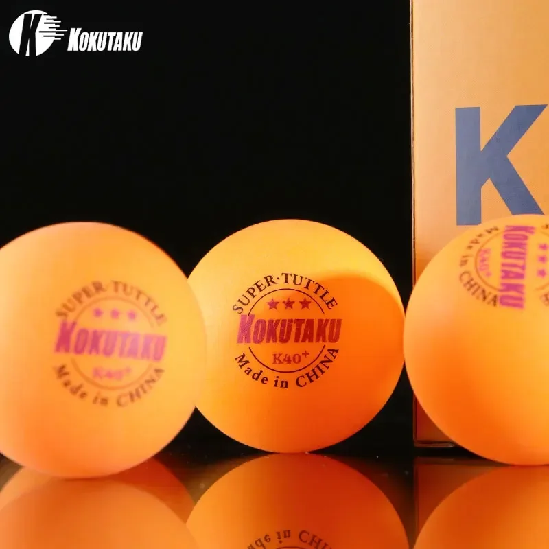 Kokutaku K40+ 3-Star Seamed Table Tennis Balls ABS Professional Ping pong Ball Amateur Training competition Ball Table Tennis Balls