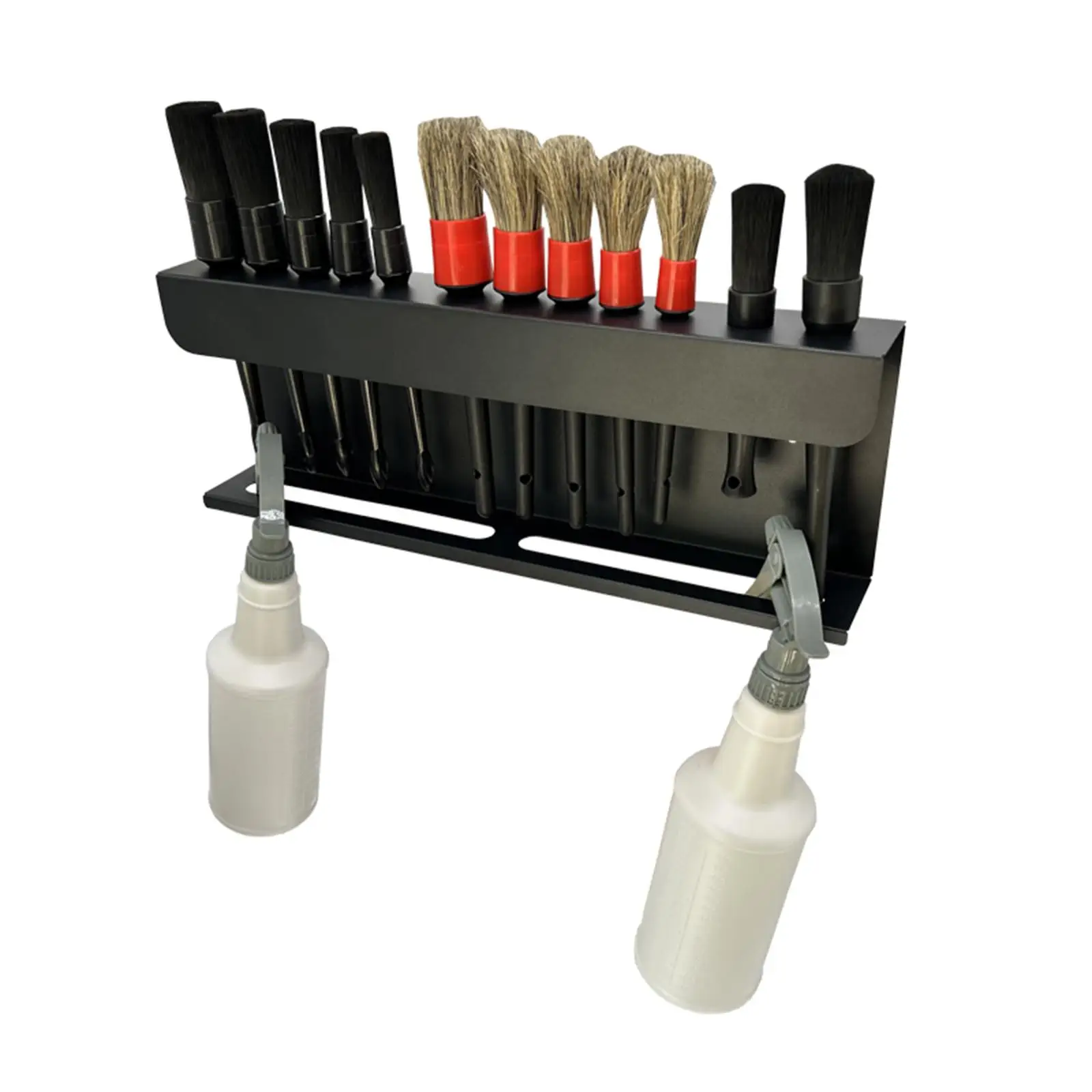 Portabottiglie spray da parete con 5 ganci, scaffale per