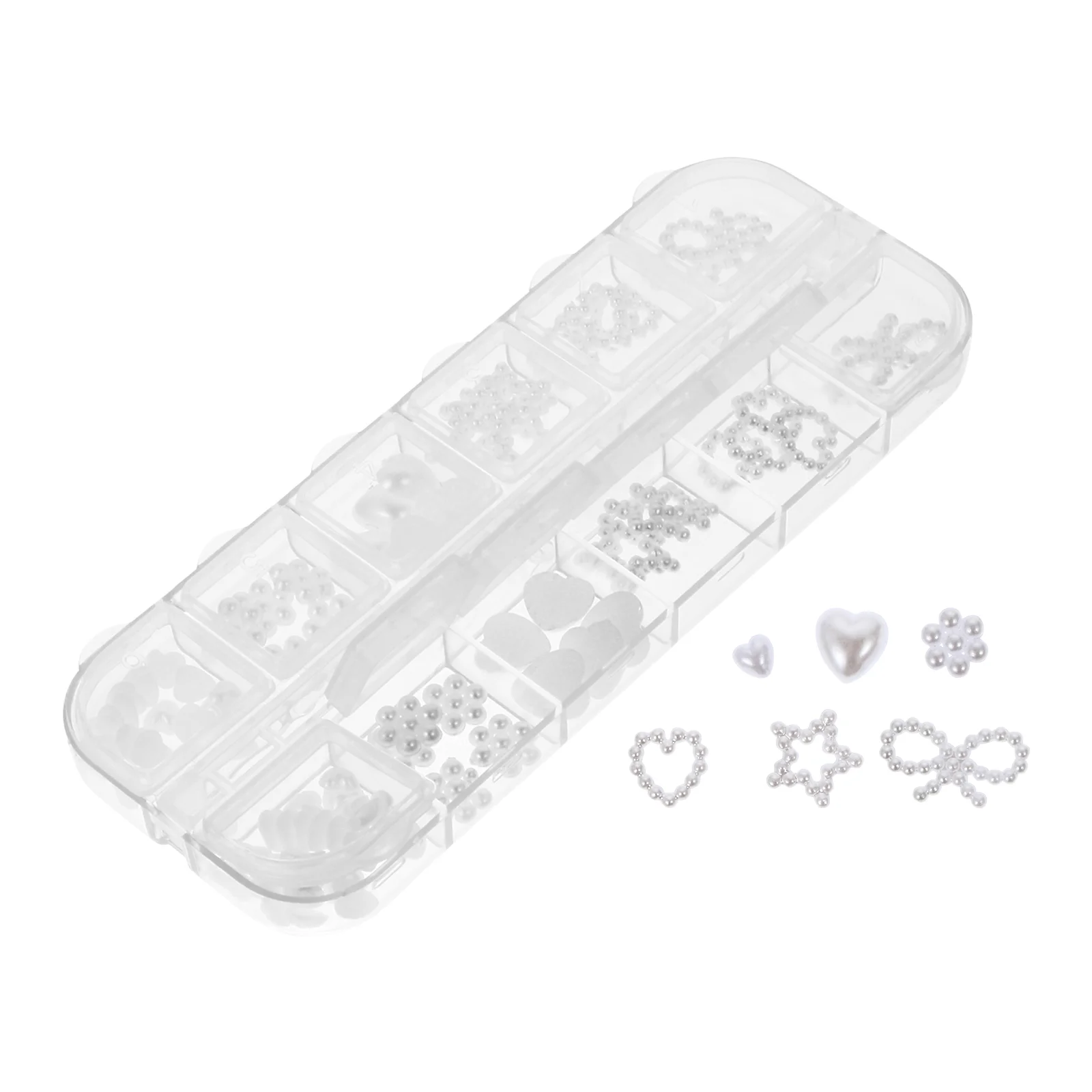 

Nail Decoration Supplies Pearls Manicure Embellishment Decals Fake Ornaments DIY Charms Accessories for Manicures Beautiful