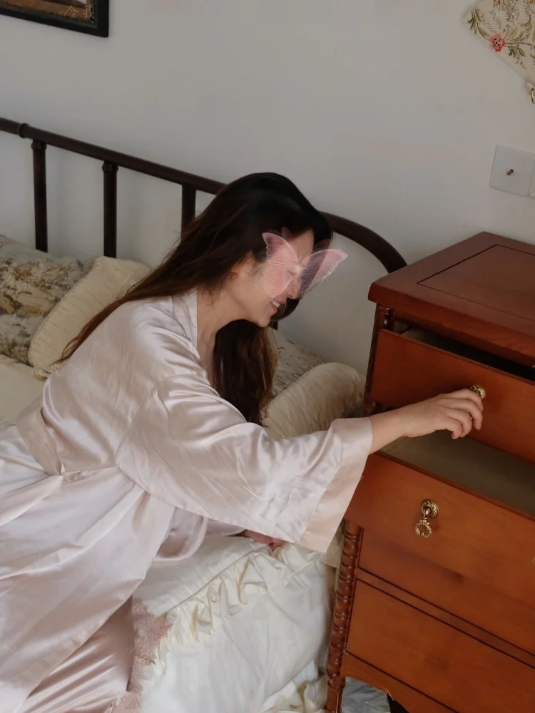 Camille series chest of drawers, vintage cabinets, storage cabinets, bedside tables, solid wood storage logs, 8