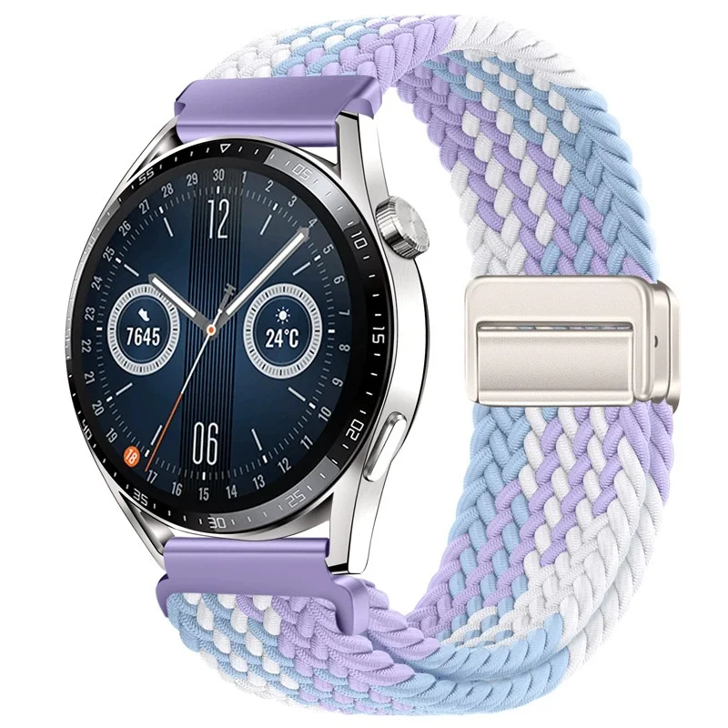 Magnetic Braided Loop Nylon Strap in 20mm/22mm