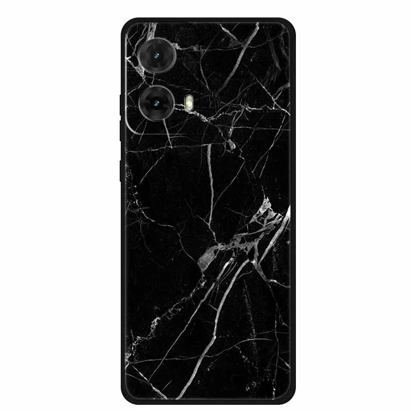 Custodia Per Motorola Moto G85 Con Supporto Ad Anello, Design In Marmo - Foto 3