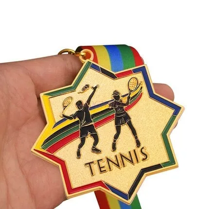 

Octagon Tennis Medal Billiards Table Tennis Ball Adult and Children's Medal