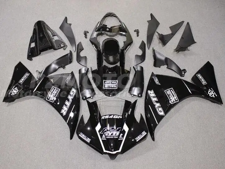 

Комплект обтекателей из АБС-пластика для мотоцикла, подходит для YAMAHA YZF- R1 2012 2013 2014 12 13 14, черный и белый цвета
