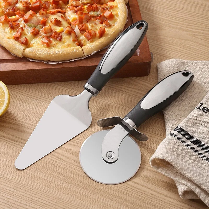 Stainless Steel Pizza Cutter Cake Bread Pies Pizza Knife Pastry Dough Household Kitchen Wheels Cooking Tools Forno 1PC