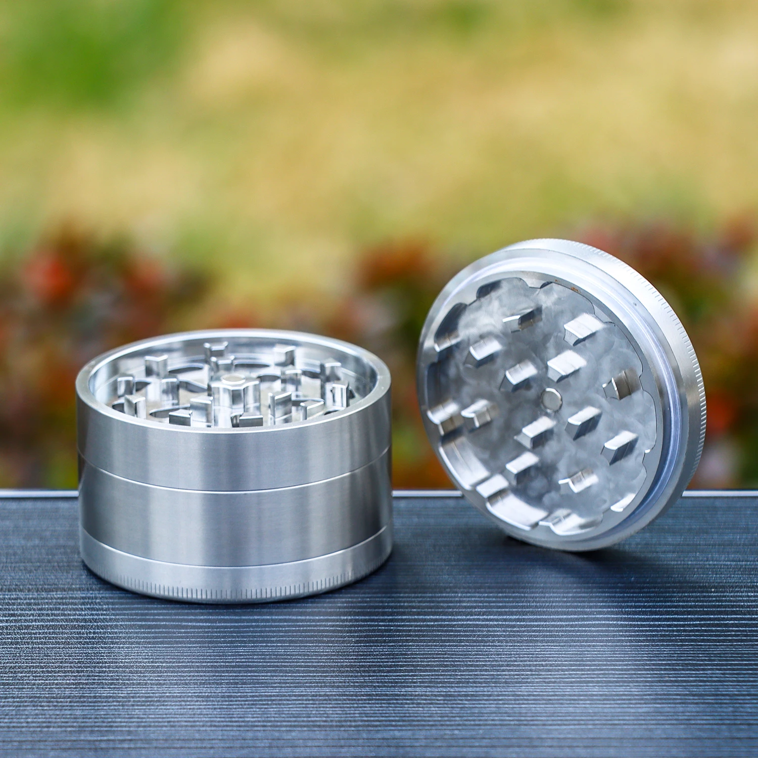 HONEYPUFF Stainless Steel Crusher 45mm/64MM Heavy Crusher 6