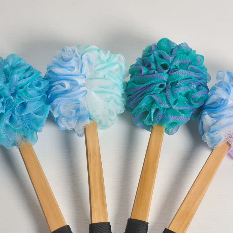 

Bath Brush Bath Brush Back Artifact Long Handle Soft Hair Double-sided Scrub Brush Back Not Begging Bath Ball