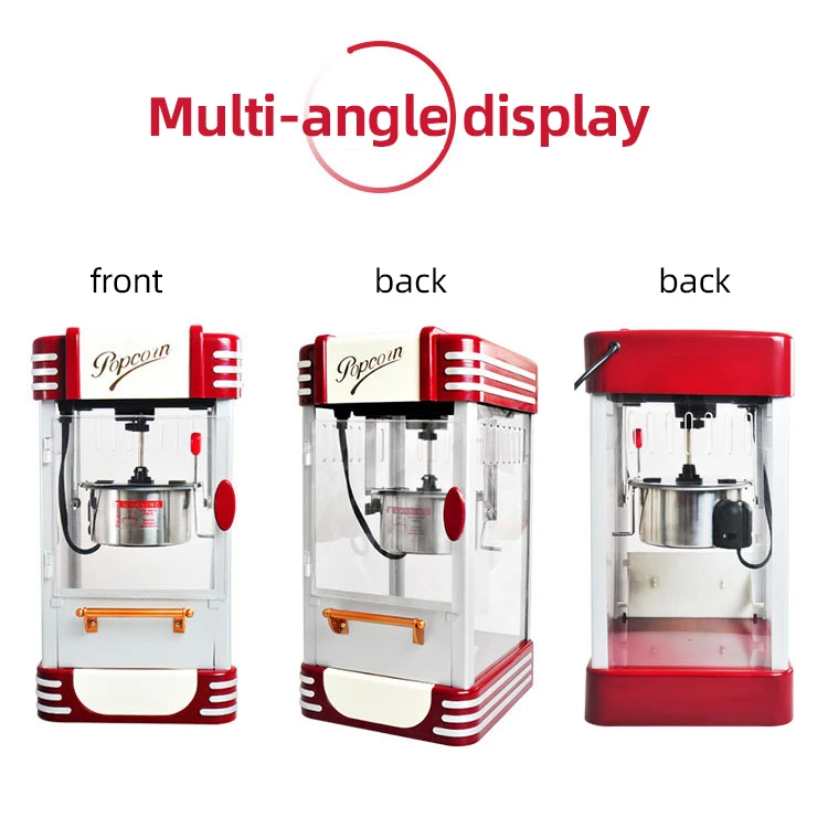 Wholesale Customization Automatic Popcorn Machine Machine A Popcorn Pop Corn Machine Hot Air Popcorn Maker 5
