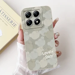 Stylish Candy Painted Soft Phone Case with Full Camera Protection for Xiaomi Mi 14T Pro (TYbai1961)