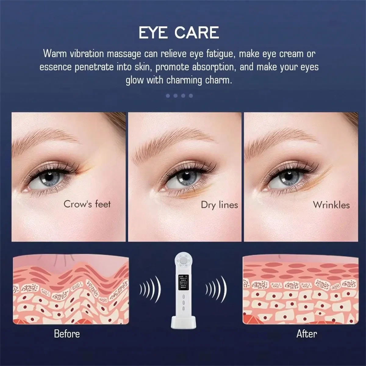Micro-Current Electric Face Massager Vibrating Beauty Household Personal Care Beauty Device For Face Eye Skin Care Tool