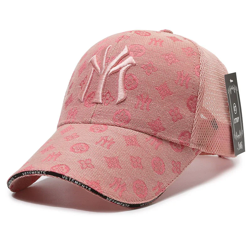Summer Mens Mesh Net Baseball Cap Outdoor Women Casual Letter Embroidered Snapback Trucker Caps Dad Hats Breathable Sun Hat 4