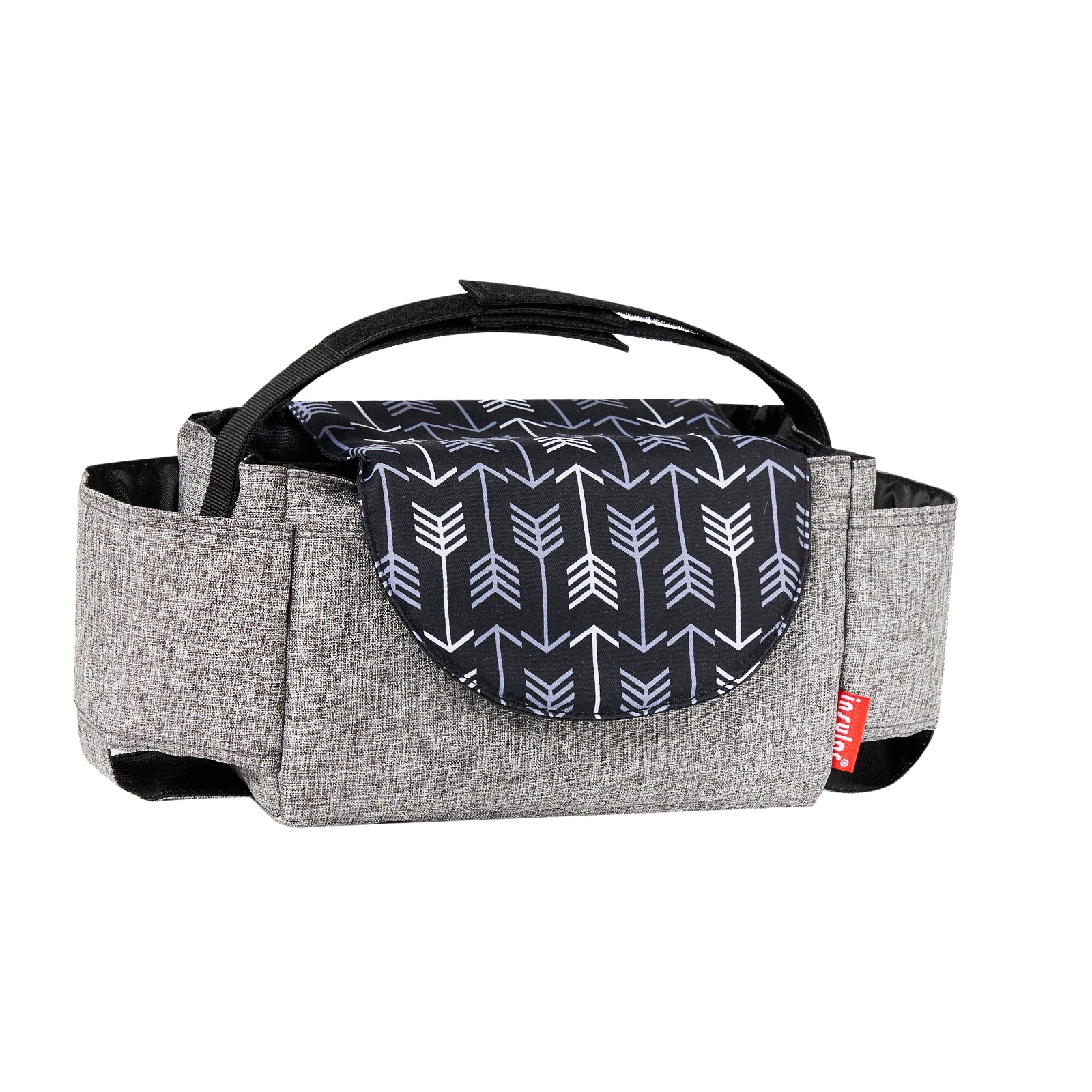 Insular Diaper Bag with Insulated Bottle Storage and Mummy Organizer