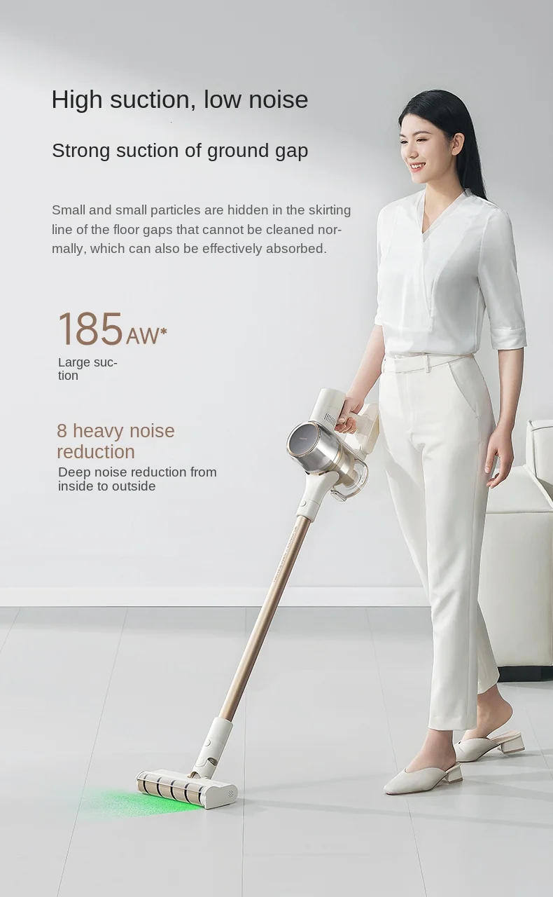 

Dreame V15pure dual green light dust display handheld high suction wireless vacuum cleaner for household appliances to remove mi