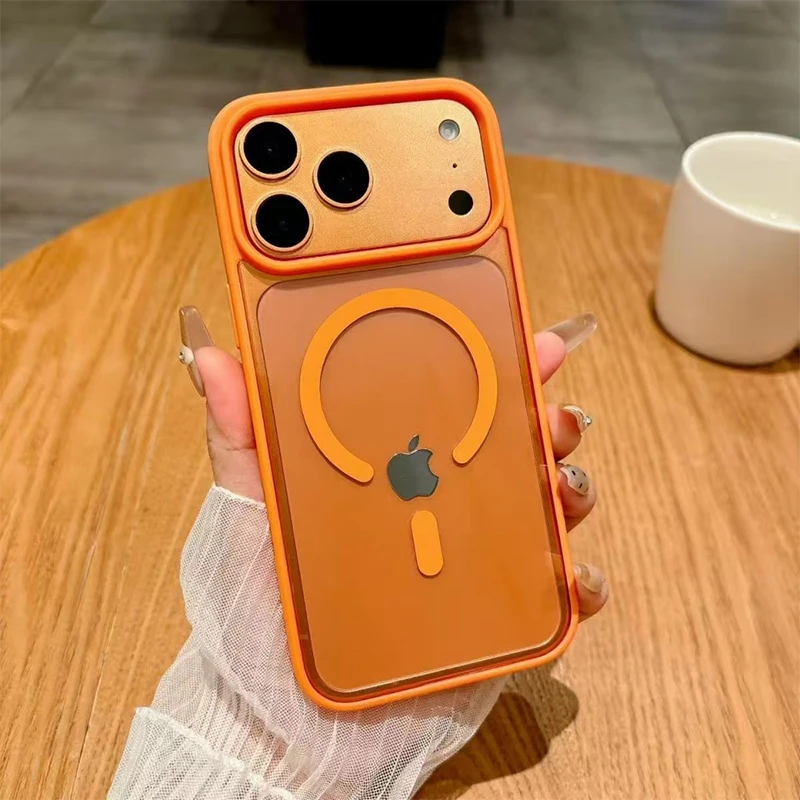 Enhanced Magsafe Wireless Charging Transparent Acrylic Phone Case