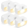 Motion Sensor Light Indoor LED Night Light Stick on Nightlight Battery Operated Lights for Hallway Stair Bathroom Closet Bedroom 1