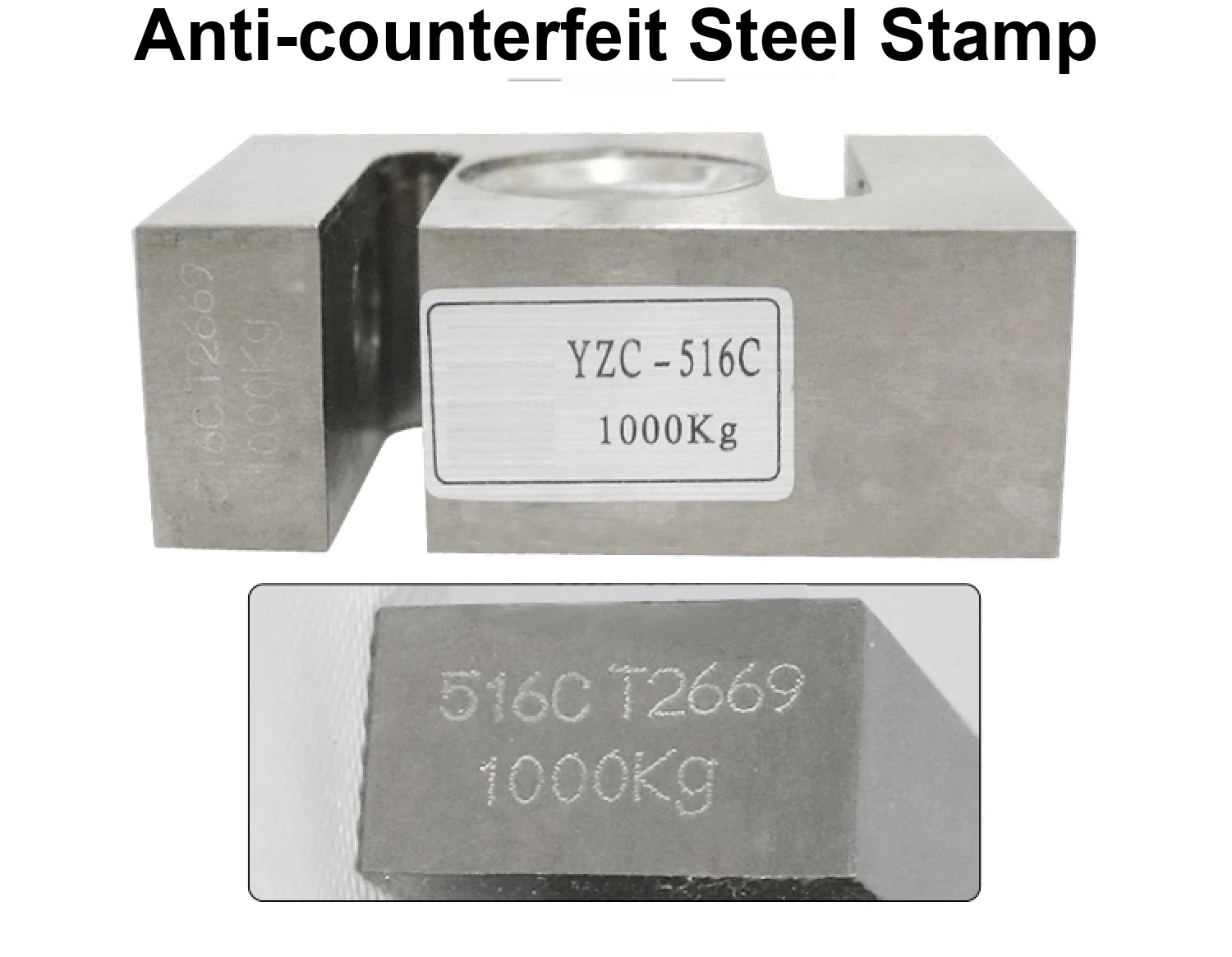 YZC-516C S Beam Load Cell 100kg 200kg 1t 2t Pull Pressure Sensor Tension Compres