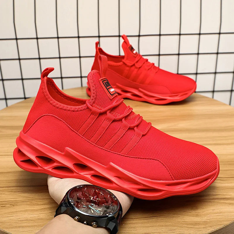 Male Sneakers Casual Fashion Outdoor Running Shoes Walking Breathable Tenis Shoes Fashion Sports Plus SIZE Running Shoes for Men