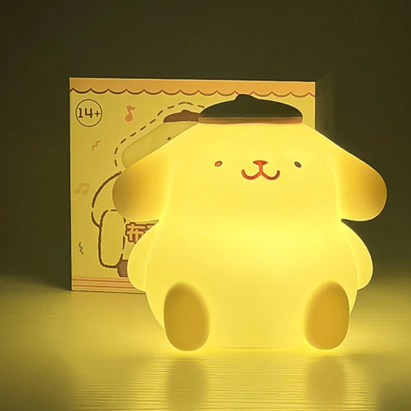 

Новинка, ночник Sanrio Pai Deng, подвеска-русалка, украшение из силикона, помпон, пурин, детская спальня, фотоподарок