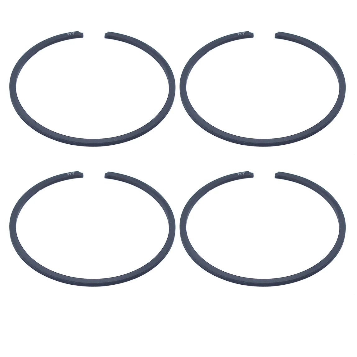 4pcs 피스톤 링 1.5mm x 30.5mm 31mm 32mm 33mm 34mm 35mm 36mm 36.5mm 37mm 37.5mm 38mm 링 전기 톱 트리머 Brushcutter 송풍기