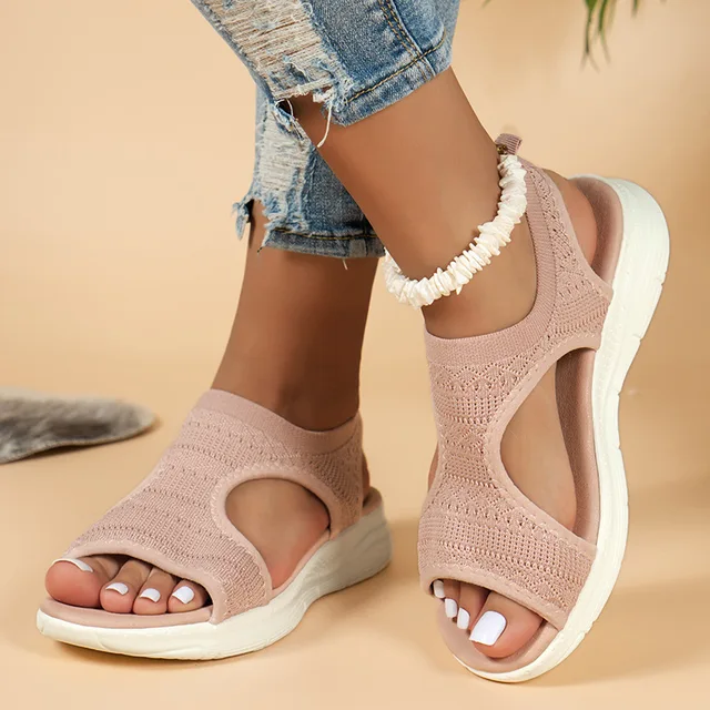 Women's Shoes Summer 2024 Comfort Casual Sport Sandals Women Beach Wedge Sandals Women Platform Sandals Roman Sandals Plus Size 3