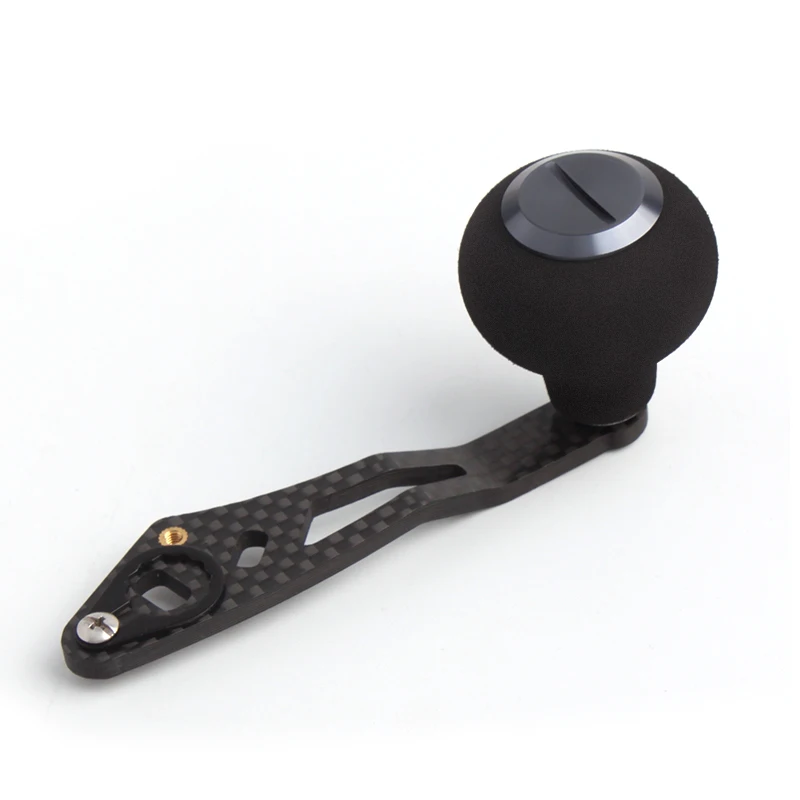 Kawa Fishing Reel Handle Carbon Fiber Materails With Eva Knob Fishing Rocker Length 92mm Hole Size 8X5 And 7X4mm Suit Ab/D/S DIY