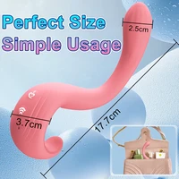 G-Punkt-Dildo-Vibrator, Klitoris-Nippelstimulation, 10, vibrierender Analplug, flexibles Silikon, Sexspielzeug für Erwachsene für Frauen, Lesben 3