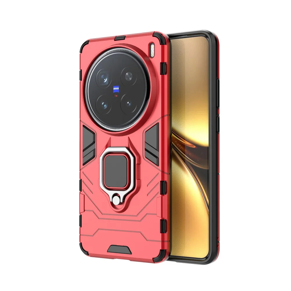 Hybrid Armor Holder Case with Kickstand and Protective Cover