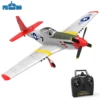 P51D RC Plane 750MM Wingspan 4-Ch RC Aircraft RTF Mustang Airplane W One-key Aerobatic RC Toys Gifts (761-5 RTF)