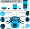 AUTODECO 42Pcs Car Wash Detailing Kit Cleaning Kits with Foam Gun Sprayer Wash Brush with Long Handle Collapsible Bucket 4