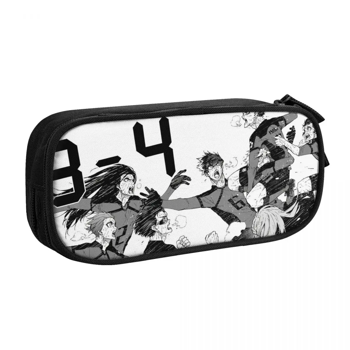 Anime Blue Lock Large Zippered Pencil Case